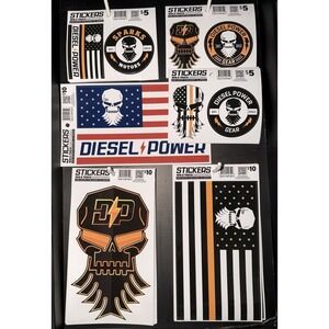 Diesel Power Gear Set Of 6 Sticker Sheets